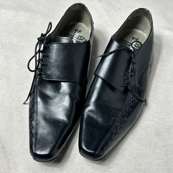 Transit Men’s Black Dress Shoes Size 10 A - Picture 1 of 5